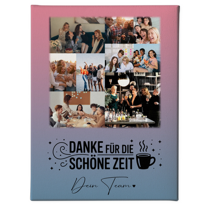 Leinwand Personalisiert mit 9 Fotos Ein Leben lang an deiner Seite Geschenk 1