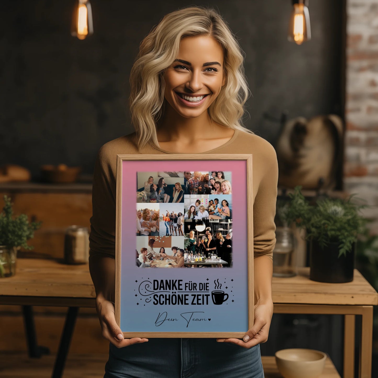 Abschied Kollegin Poster mit 9 Fotos Ein Leben lang an deiner Seite