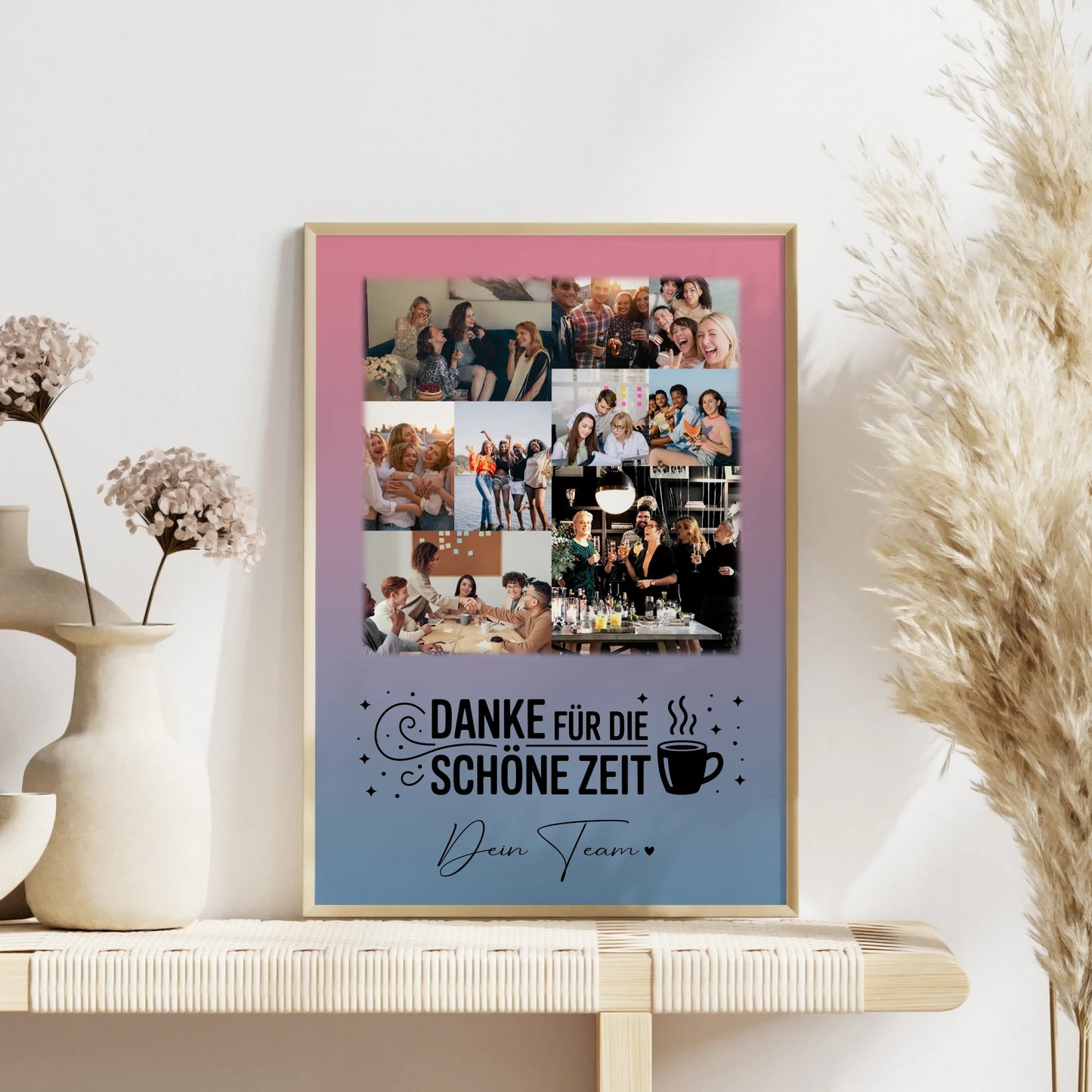 Abschied Kollegin Poster mit 9 Fotos Ein Leben lang an deiner Seite