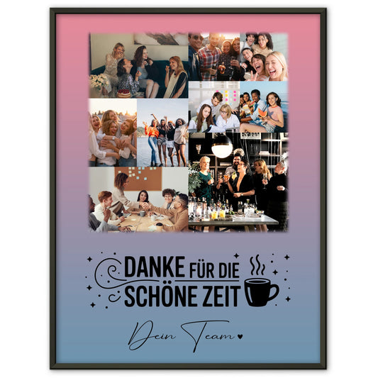 Abschied Kollegin Poster mit 9 Fotos Ein Leben lang an deiner Seite