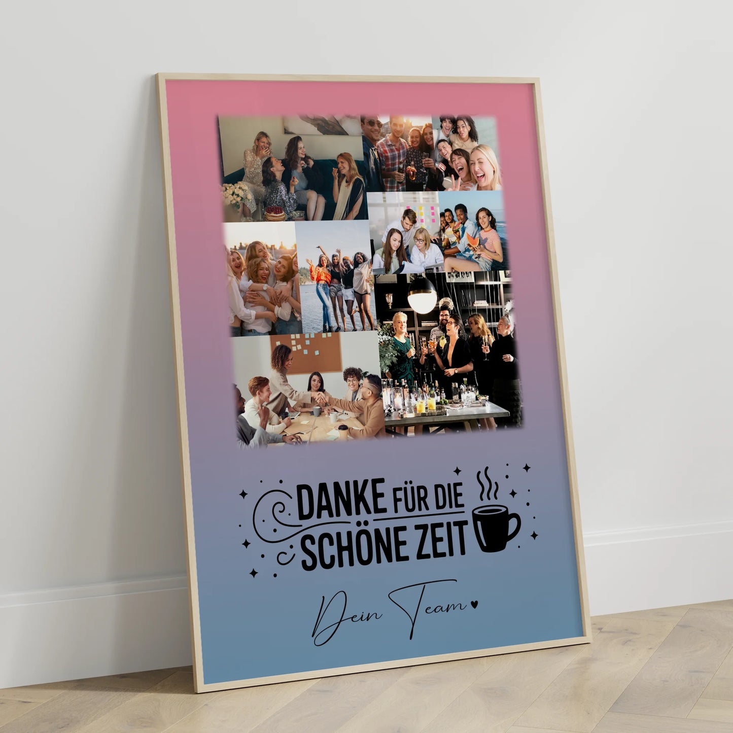 Abschied Kollegin Poster mit 9 Fotos Ein Leben lang an deiner Seite