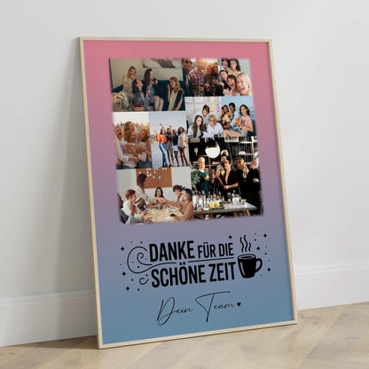 Abschied Kollegin Poster mit 9 Fotos Ein Leben lang an deiner Seite