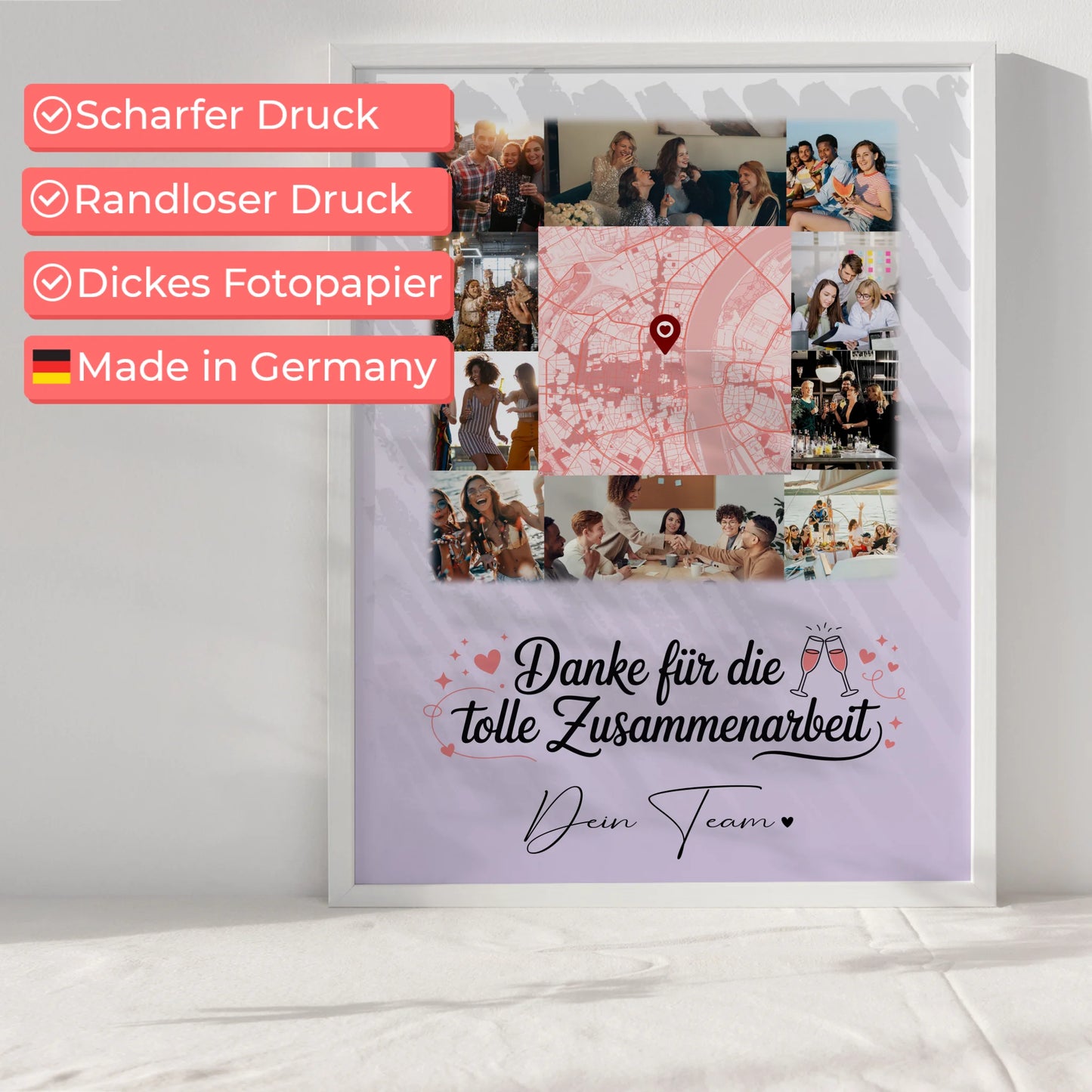 Kollegin Poster Abschied 10 Fotos Karte Ein Leben lang an deiner Seite