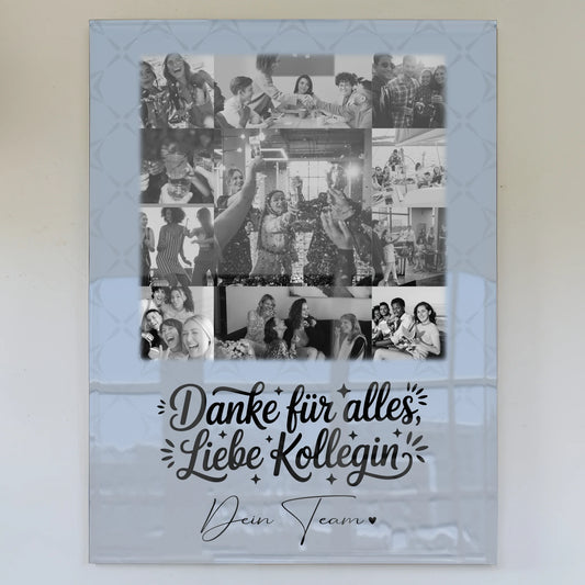 Personalisierte Foto Acrylglas Wanddekoration mit 11 Fotos Life is better with you in it