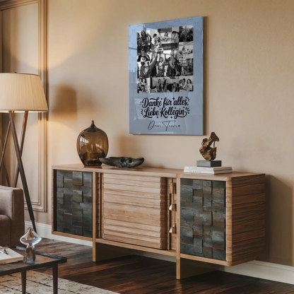 Personalisierte Foto Acrylglas Wanddekoration mit 11 Fotos Life is better with you in it