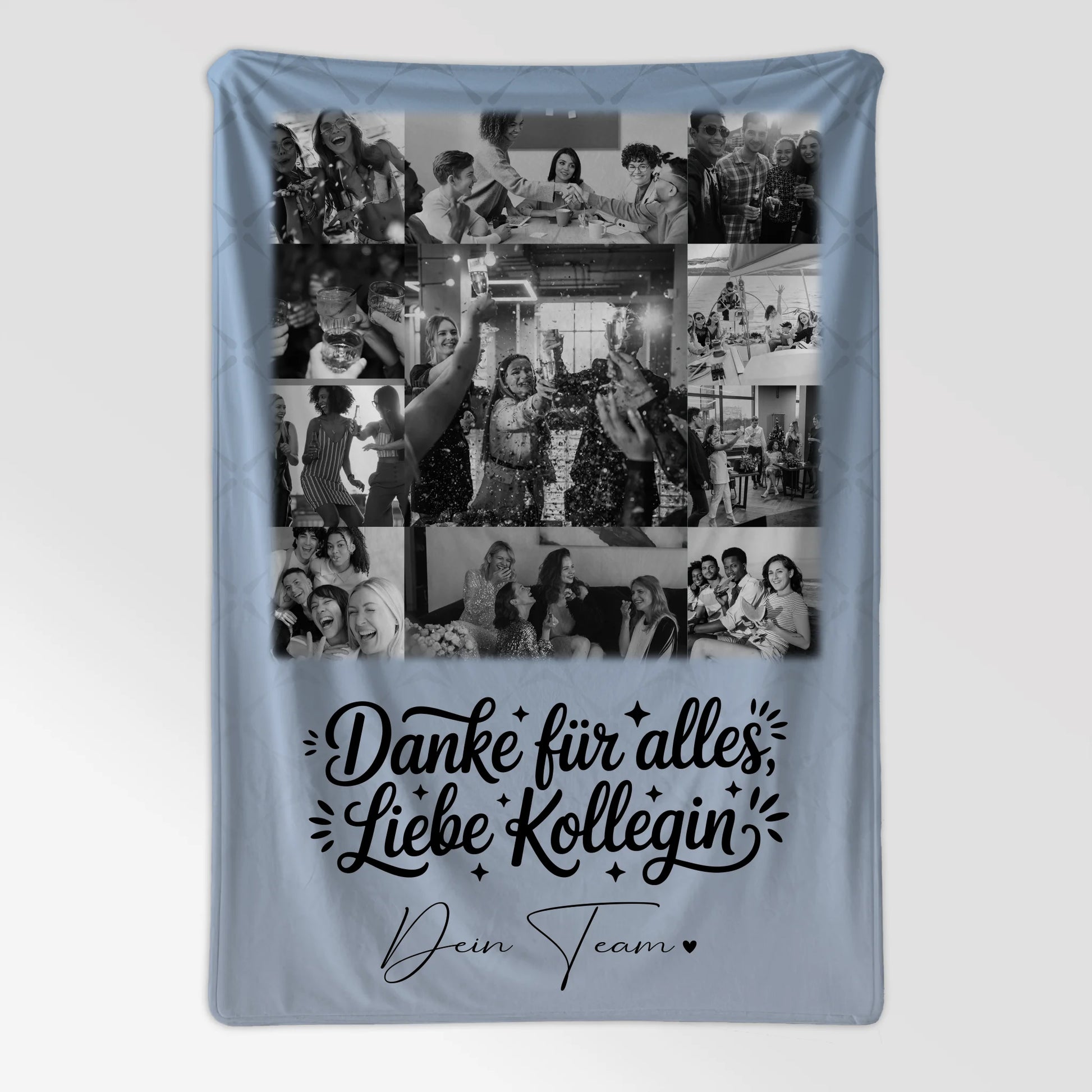 Personalisierte Kuscheldecke Mit Namen mit 11 Fotos Life is better with you in it Geschenk 7