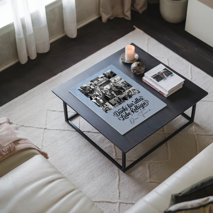 Personalisierbares Magnetposter Fotoboard mit 11 Fotos Life is better with you in it 9