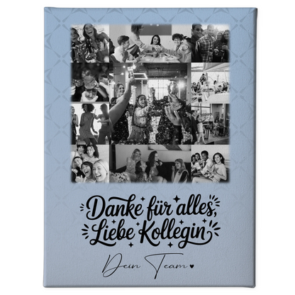 Leinwand Personalisiert mit 11 Fotos Life is better with you in it Geschenkidee 1