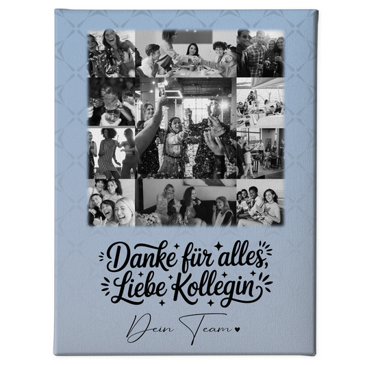 Leinwand Personalisiert mit 11 Fotos Life is better with you in it Geschenkidee 1