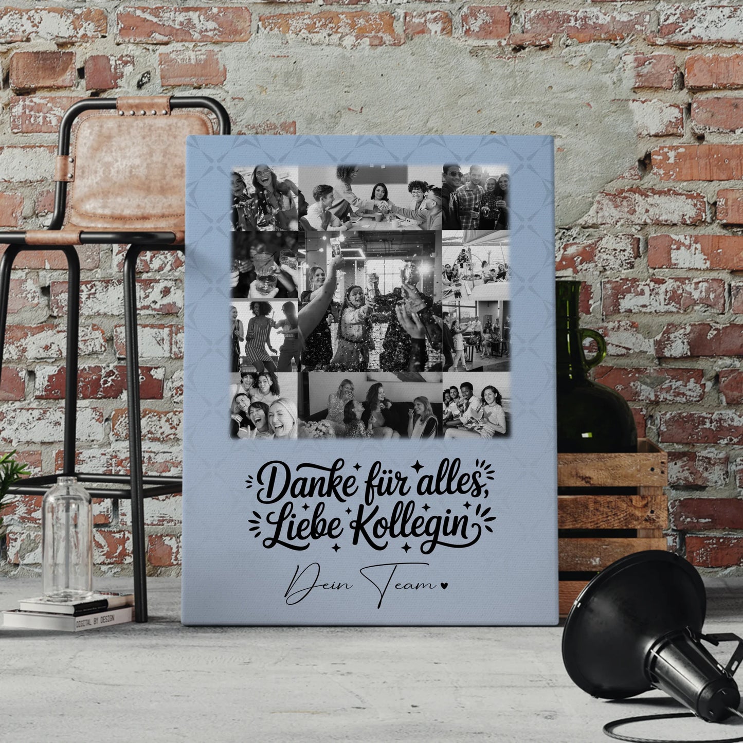 Leinwand Personalisiert mit 11 Fotos Life is better with you in it Geschenkidee 4