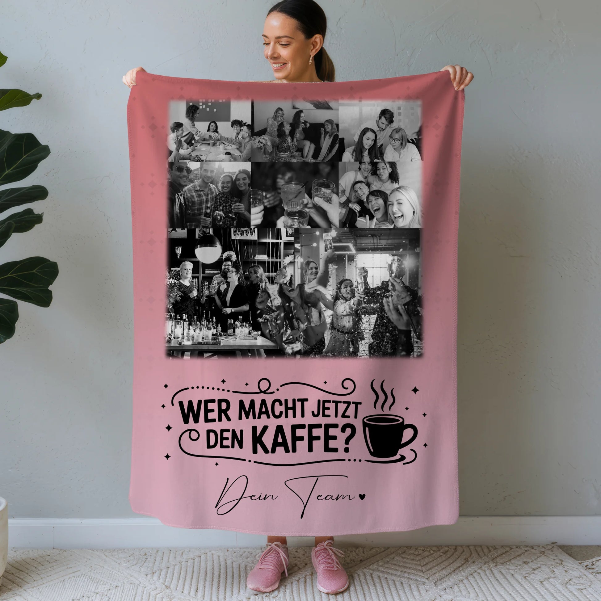 Personalisierte Decke Mit Namen 8 Fotos und 1 Herz Foto Einfach so für besondere Momente 1
