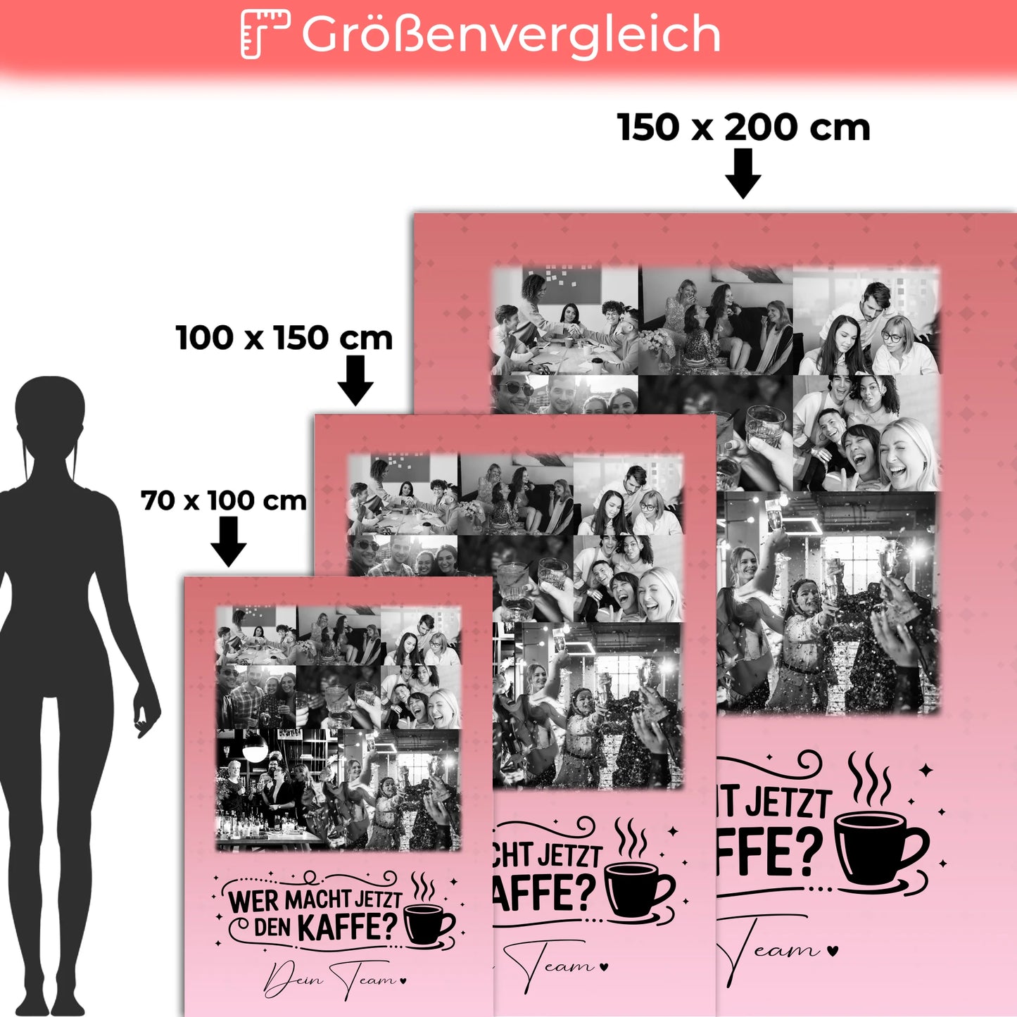 Personalisierte Decke Mit Namen 8 Fotos und 1 Herz Foto Einfach so für besondere Momente 5