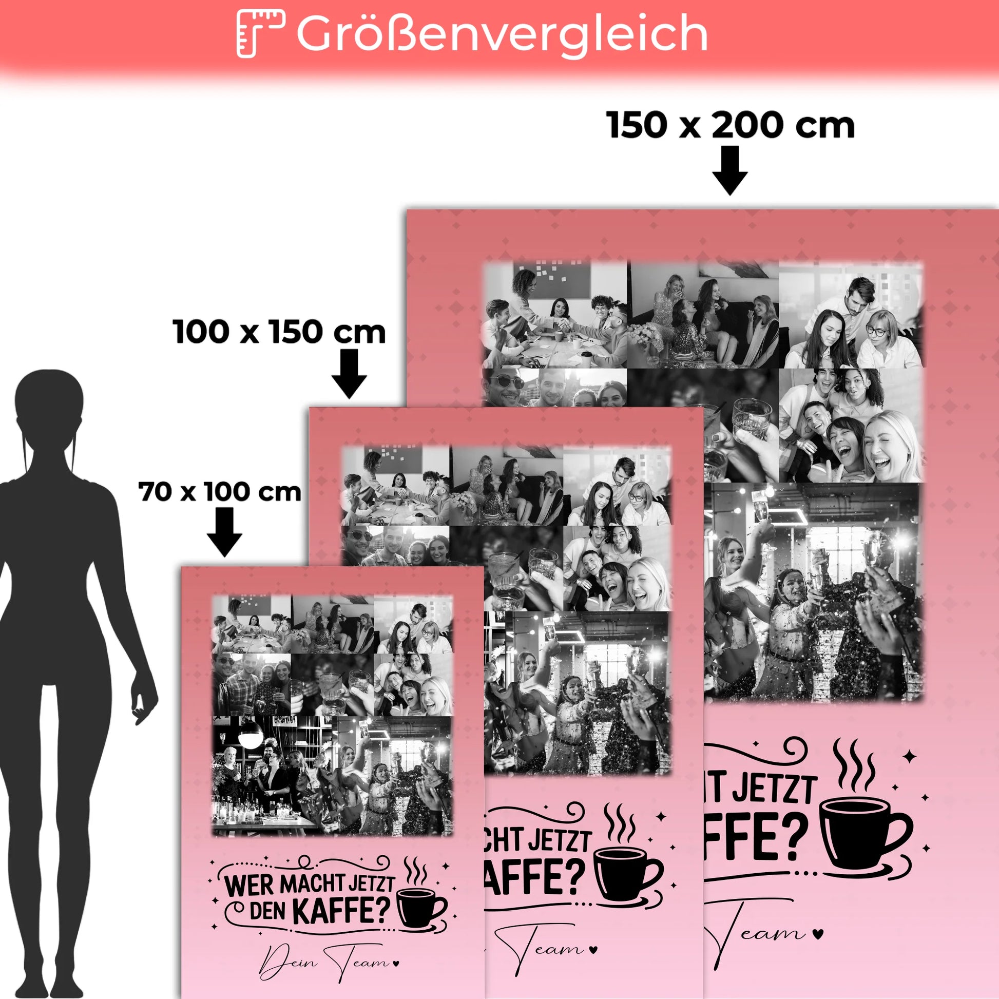 Personalisierte Decke Mit Namen 8 Fotos und 1 Herz Foto Einfach so für besondere Momente 5