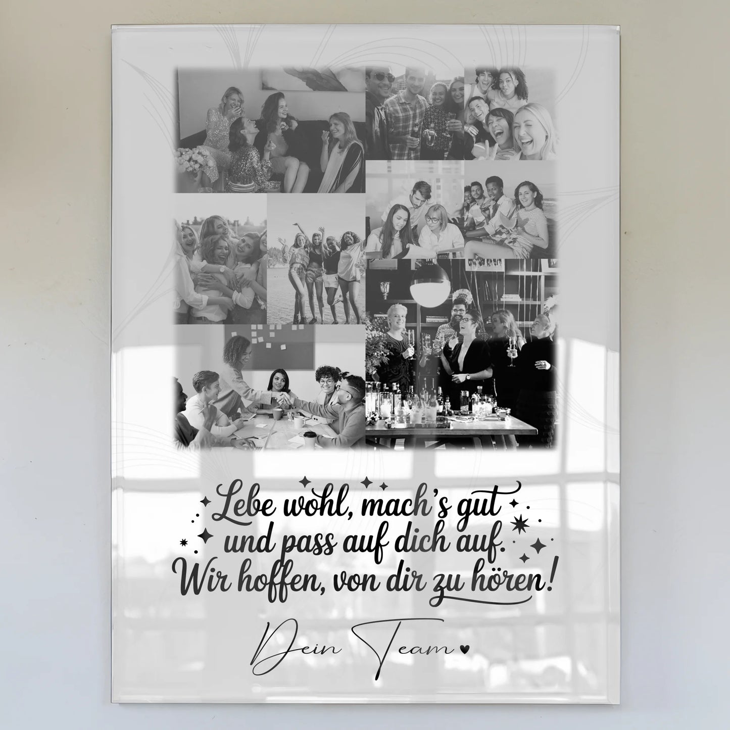 Acrylglas Mit Foto 9 Fotos Ein Hoch auf dich personalisiertes Geschenk