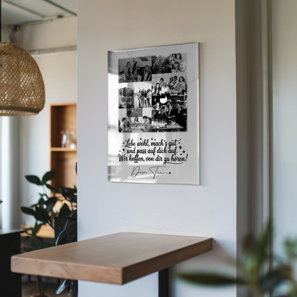 Acrylglas Mit Foto 9 Fotos Ein Hoch auf dich personalisiertes Geschenk