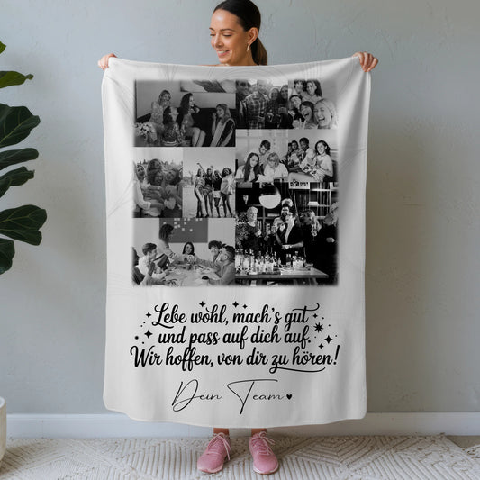Kuscheldecke Mit Namen 9 Fotos Ein Hoch auf Dich personalisiertes Geschenk 1