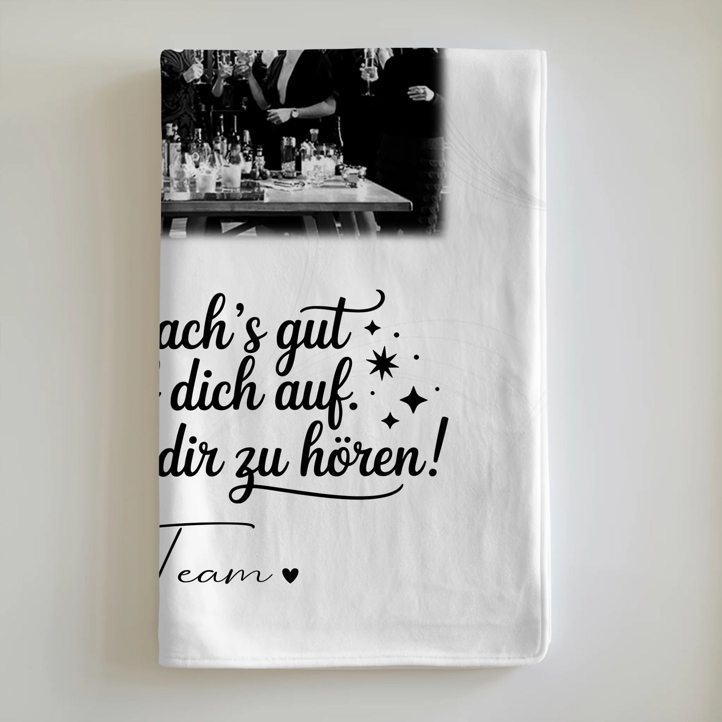 Kuscheldecke Mit Namen 9 Fotos Ein Hoch auf Dich personalisiertes Geschenk 6