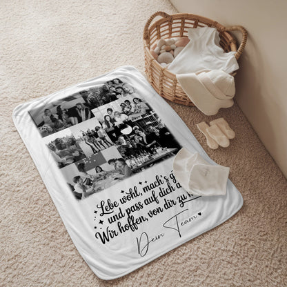 Kuscheldecke Mit Namen 9 Fotos Ein Hoch auf Dich personalisiertes Geschenk 2