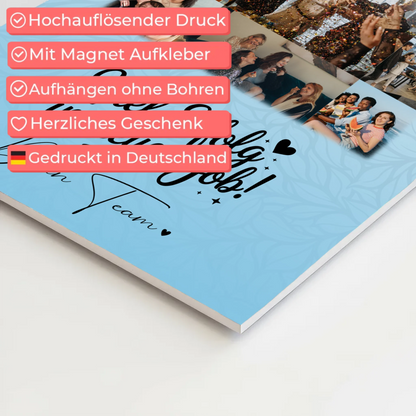 Magnetposter Fotoboard mit 11 Fotos You are my sunshine on a cloudy day personalisiertes Geschenk 10