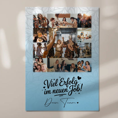 Magnetposter Fotoboard mit 11 Fotos You are my sunshine on a cloudy day personalisiertes Geschenk