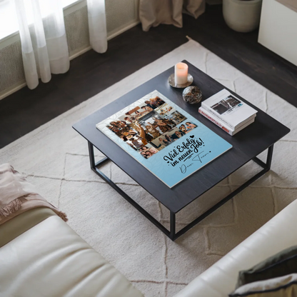 Magnetposter Fotoboard mit 11 Fotos You are my sunshine on a cloudy day personalisiertes Geschenk