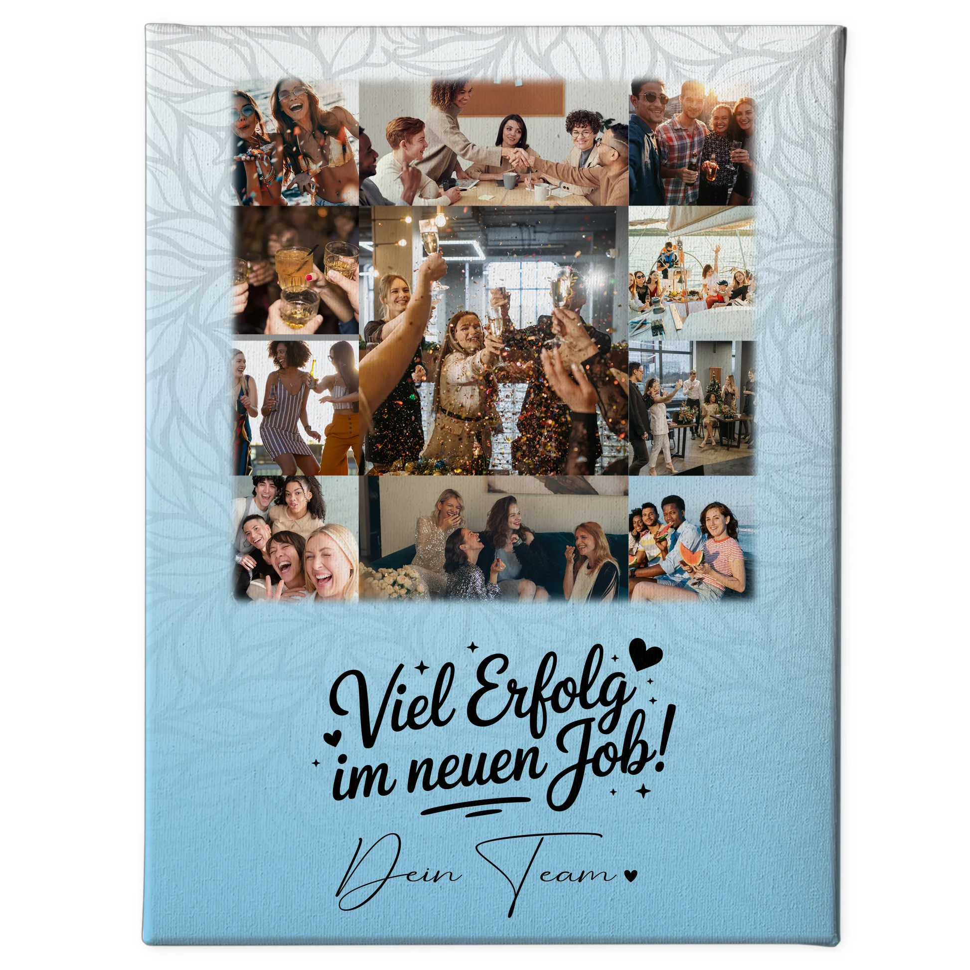 Personalisierte Leinwand Bild mit 11 Fotos You are my sunshine on a cloudy day Geschenk 1