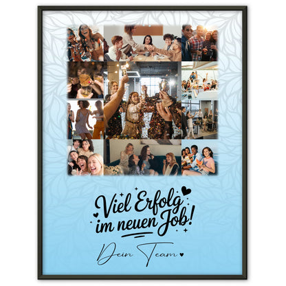 Abschiedsgeschenk Kollegin Poster mit 11 Fotos You are my sunshine on a cloudy day