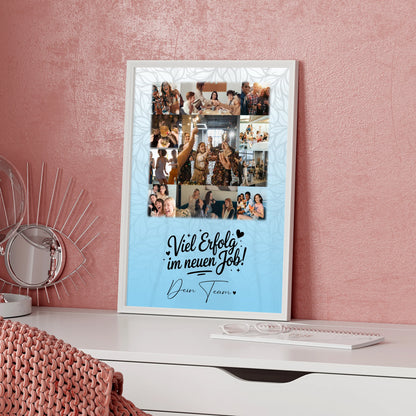 Abschiedsgeschenk Kollegin Poster mit 11 Fotos You are my sunshine on a cloudy day
