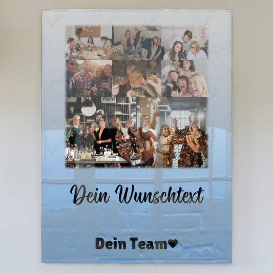 Personalisierte Geschenke mit Foto Mit Acrylglas 8 Fotos 1 Herz Foto Wunschtext Du bist mein Komisch