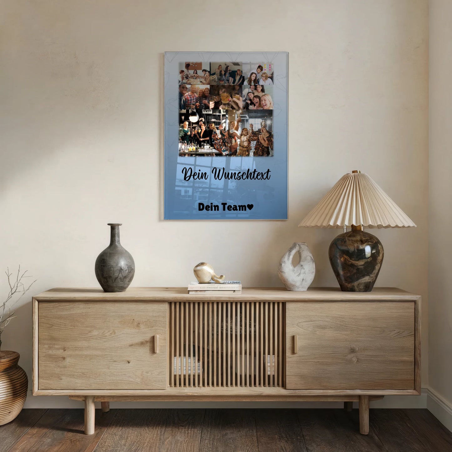 Personalisierte Geschenke mit Foto Mit Acrylglas 8 Fotos 1 Herz Foto Wunschtext Du bist mein Komisch