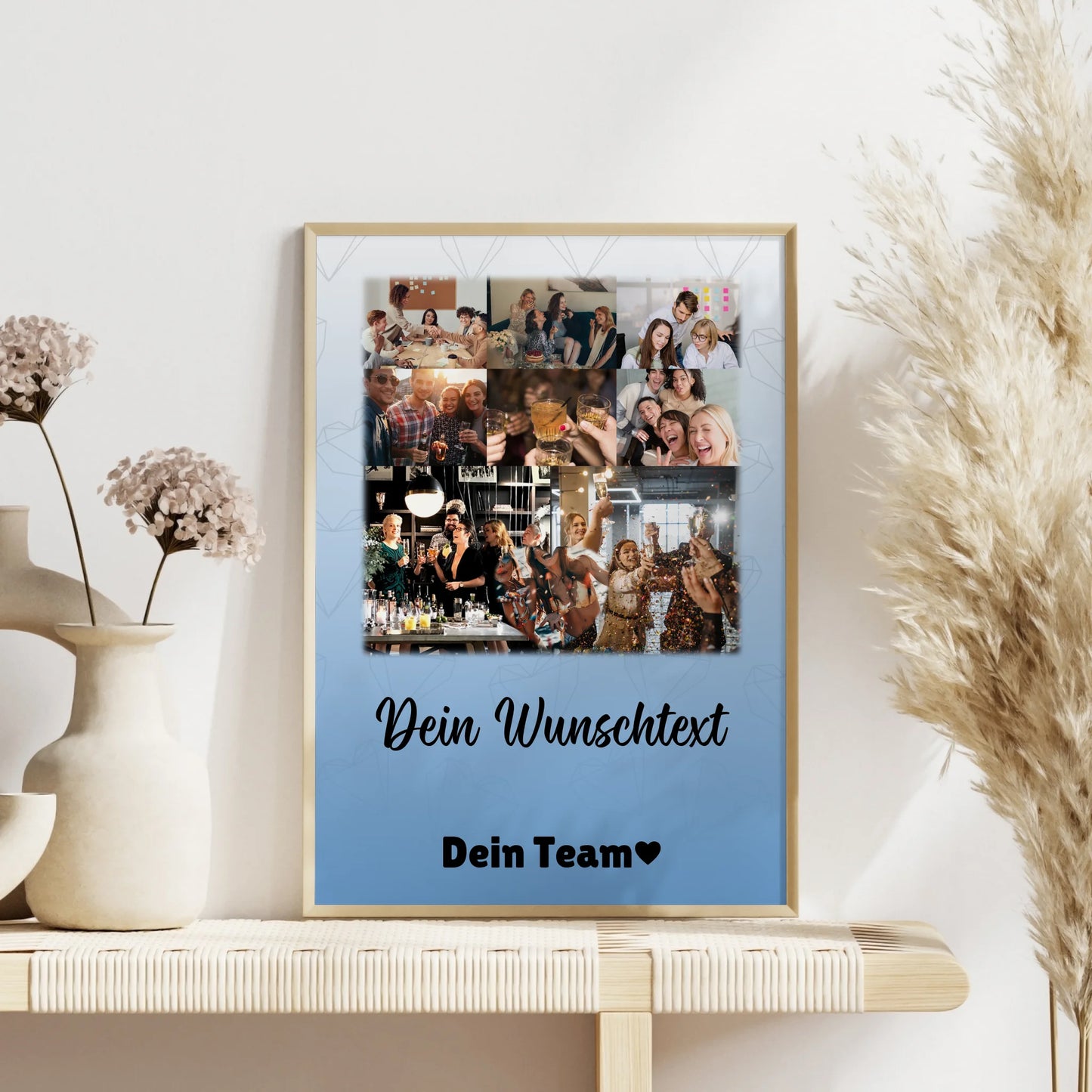 Kollegin Poster Abschied mit 8 Fotos 1 Herz Foto Wunschtext Du bist mein Komisch