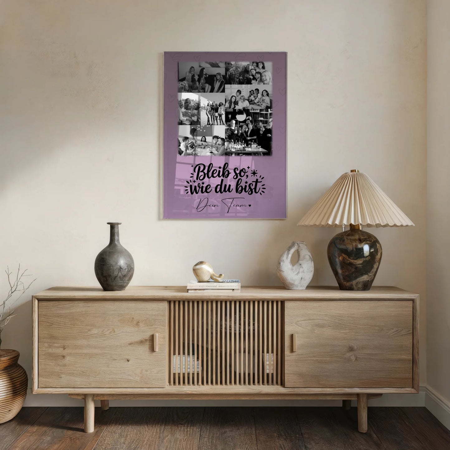 Personalisierte Acrylglas Mit Foto mit 9 Fotos Bessere Welt Geschenk für Freunde und Familie