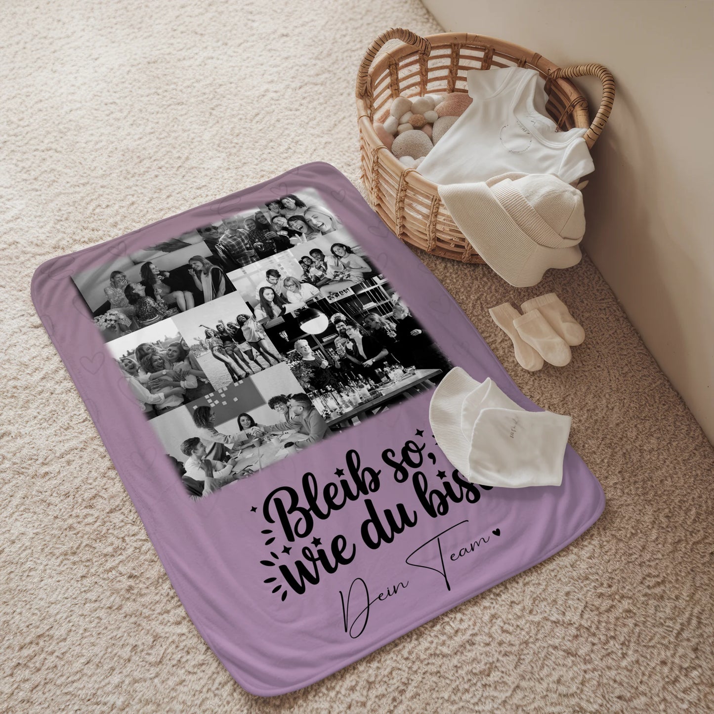 Personalisierte Kuscheldecke Mit Namen 9 Fotos Bessere Welt Geschenk für Familie und Freunde 2
