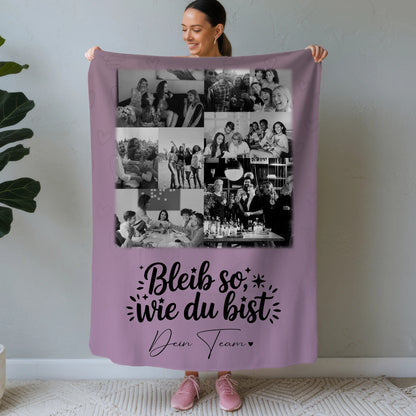 Personalisierte Kuscheldecke Mit Namen 9 Fotos Bessere Welt Geschenk für Familie und Freunde 1