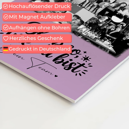 Personalisiertes Fotoboard Poster Magnetisch mit 9 Fotos für eine Bessere Welt 4