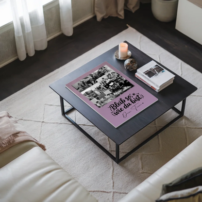 Personalisiertes Fotoboard Poster Magnetisch mit 9 Fotos für eine Bessere Welt