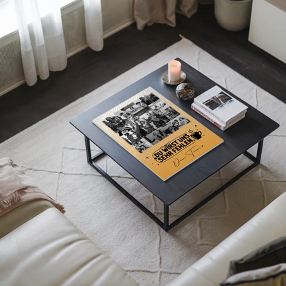 Magnetposter Fotoboard mit 11 Fotos Unbezahlbarer Schatz personalisiertes Geschenk