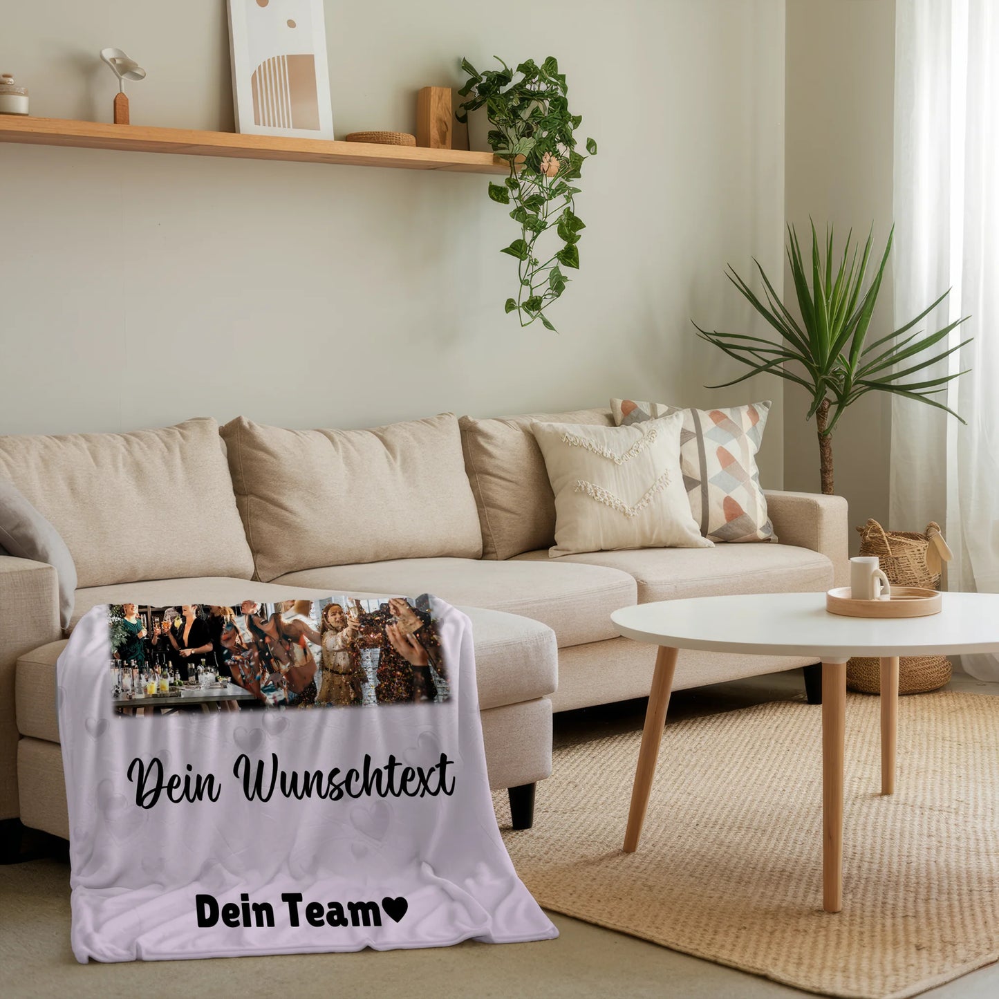 Personalisierte Decke Mit Namen 8 Fotos 1 Herz Foto Wunschtext Always Better Together 4