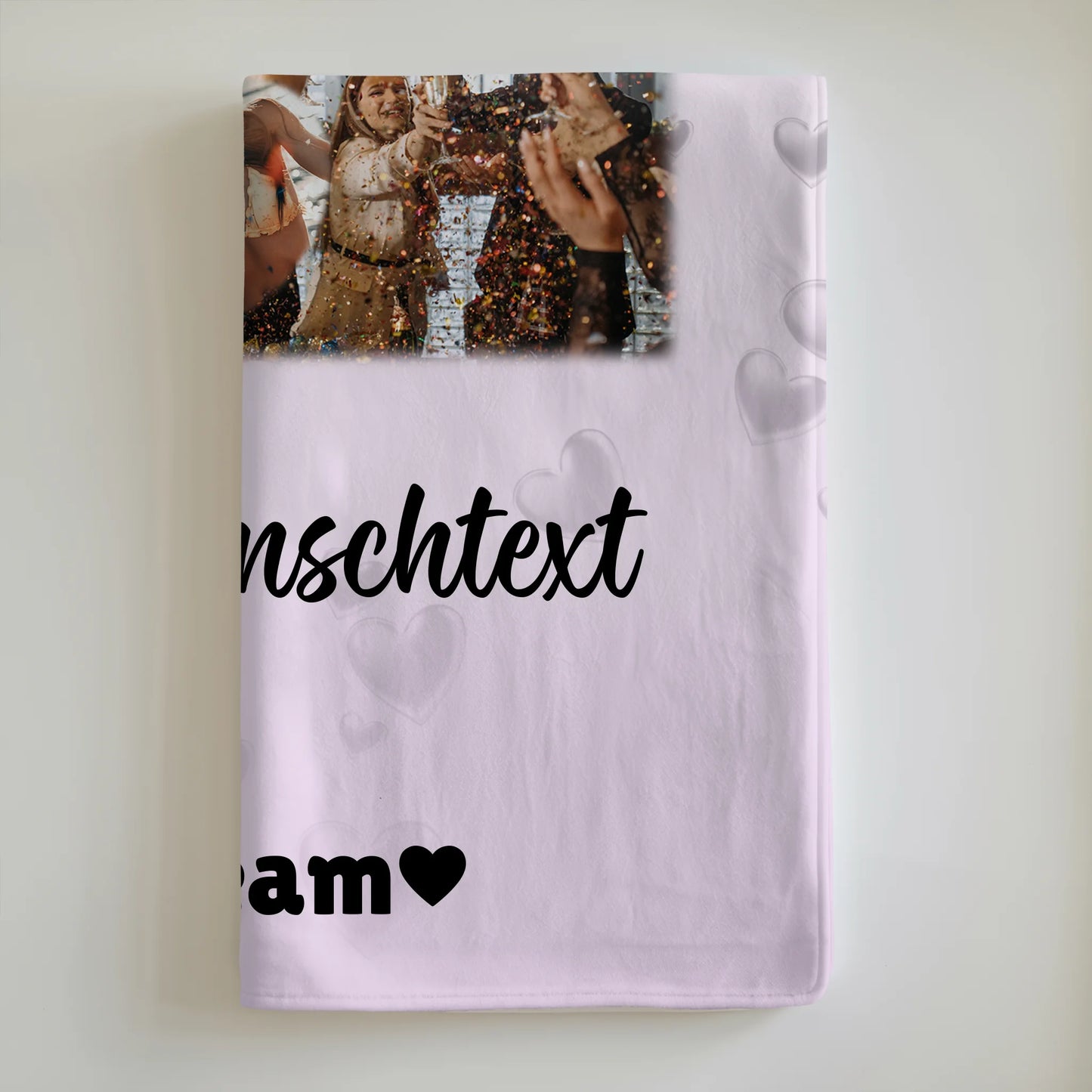 Personalisierte Decke Mit Namen 8 Fotos 1 Herz Foto Wunschtext Always Better Together 6