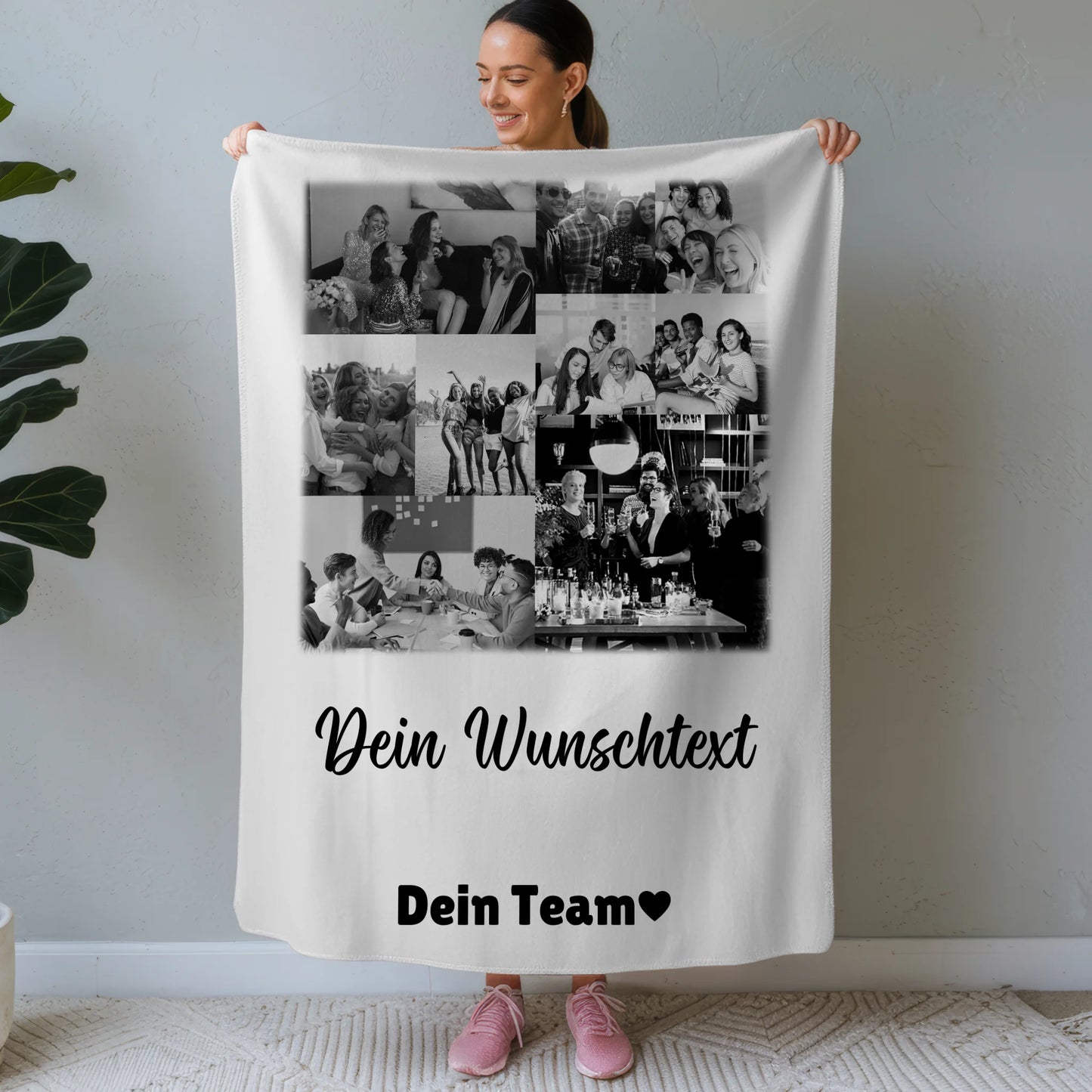 Kuscheldecke Mit Namen 9 Fotos Wunschtext personalisiertes Geschenk für Kinder und Erwachsene 1