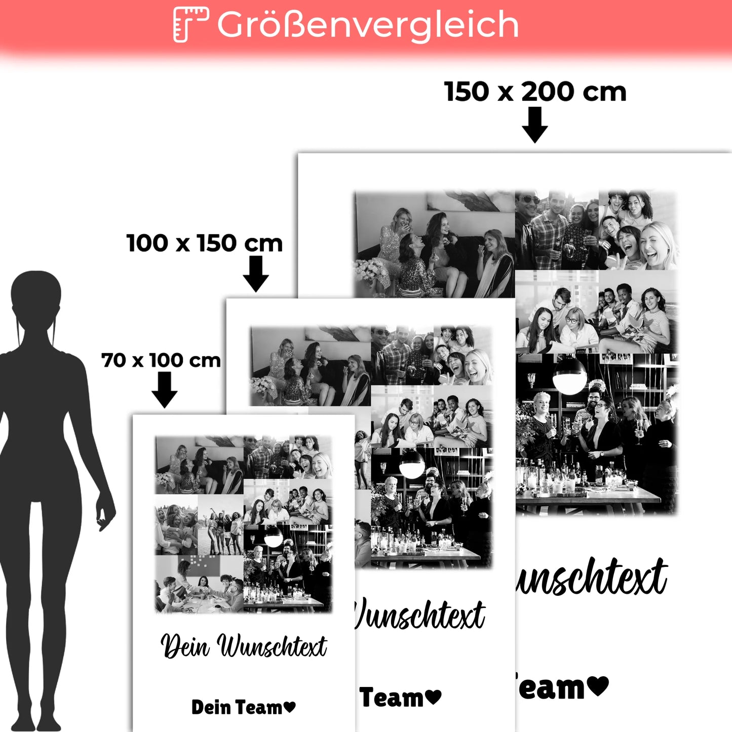 Kuscheldecke Mit Namen 9 Fotos Wunschtext personalisiertes Geschenk für Kinder und Erwachsene 5