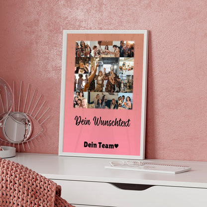 Kollegin Poster Abschied mit 11 Fotos und Wunschtext Du bist mein Komisch