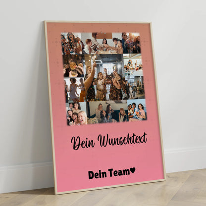 Kollegin Poster Abschied mit 11 Fotos und Wunschtext Du bist mein Komisch