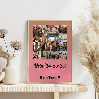 Kollegin Poster Abschied mit 11 Fotos und Wunschtext Du bist mein Komisch