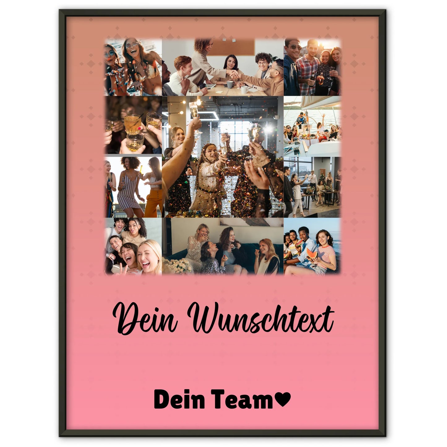 Kollegin Poster Abschied mit 11 Fotos und Wunschtext Du bist mein Komisch