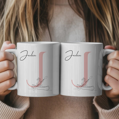 Ausgefallene Tassen Mit Name Lineart Kanutin Kanu Personalisiertes Geschenk 1
