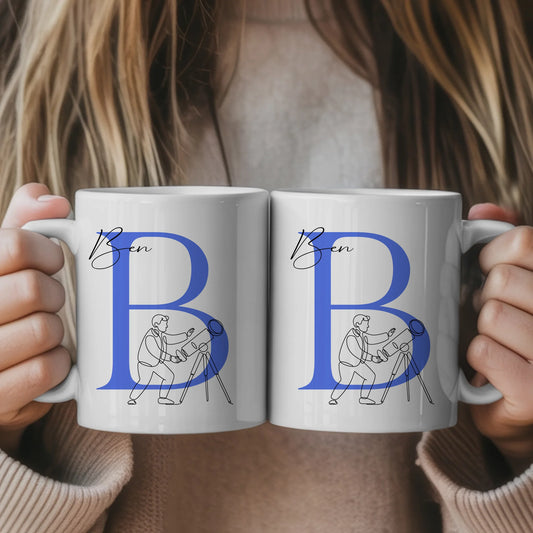 Personalisierte Tasse Mit Name Lineart Astronomie Astronom Geschenkidee 1