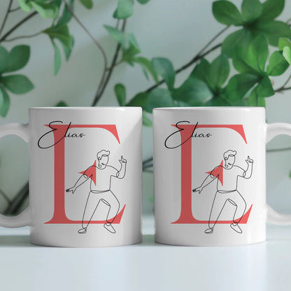 Ausgefallene Tassen Mit Name Lineart Bloggen Blogger Personalisiert 2