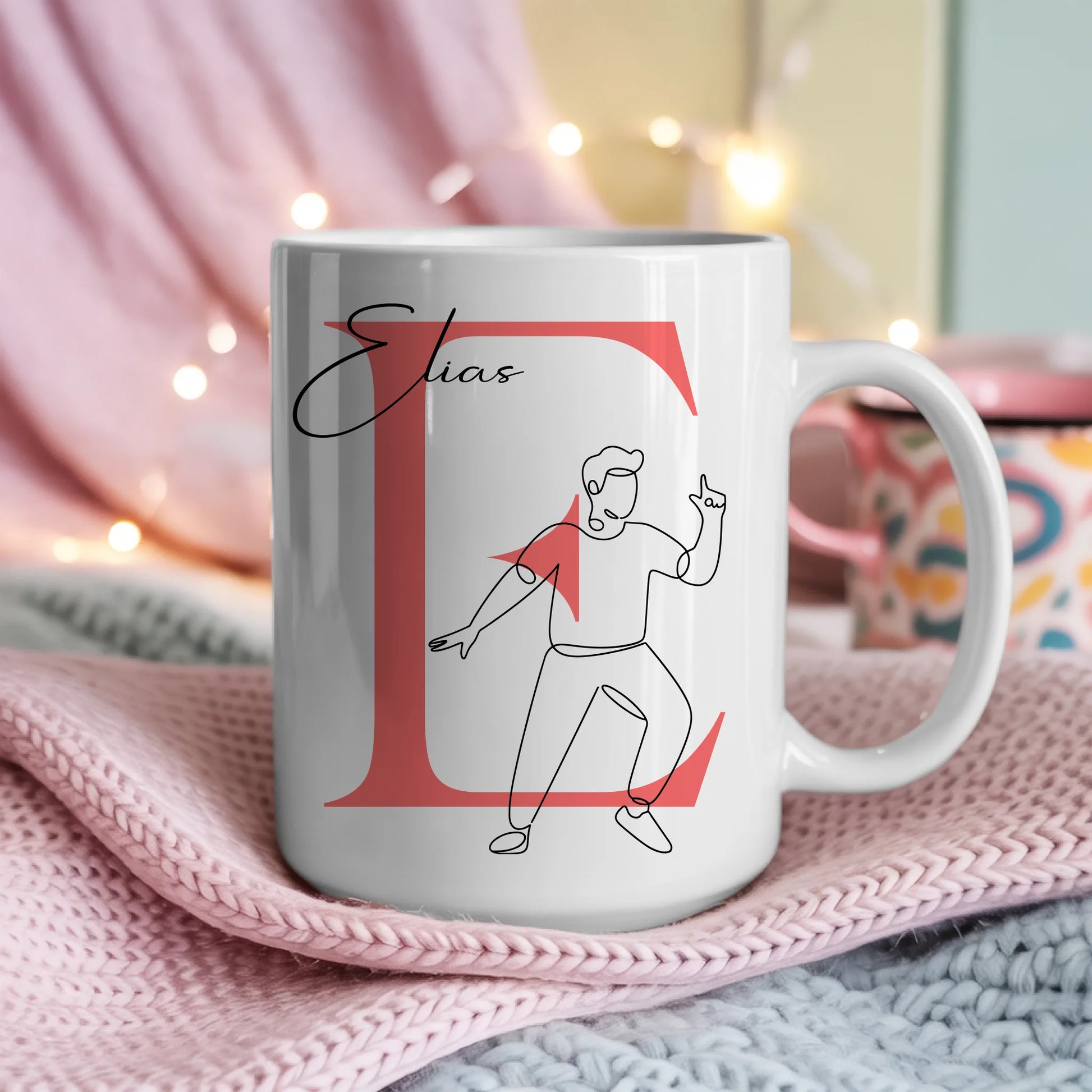 Ausgefallene Tassen Mit Name Lineart Bloggen Blogger Personalisiert 4