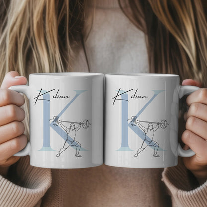 Kaffee Tasse Personalisiert Lineart Crossfit Crossfitter Geschenk 1